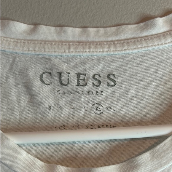 Guess White Short Sleeve Tee with Signature Logo - Picture 2 of 7